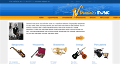 Desktop Screenshot of dominicsmusic.com